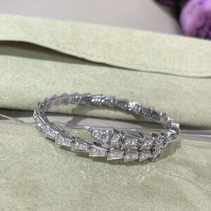 Bulgari's new snake bracelet with diamonds